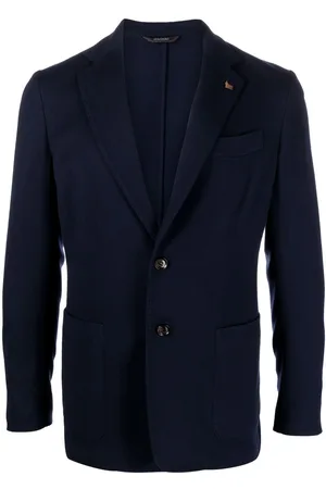 COLOMBO Single-breasted wool blazer