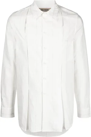 UMA WANG Button-up pleated shirt