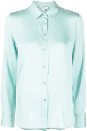 Vince Stretch-silk buttoned shirt