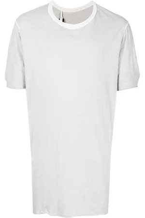 11 BY BORIS BIDJAN SABERI Round-neck cotton T-shirt