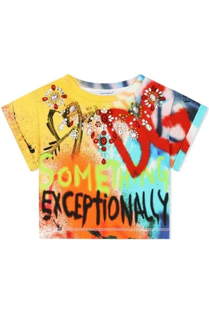 Dolce & Gabbana Graffiti-print embellished T-shirt