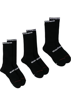 READYMADE Pack-of-three logo socks