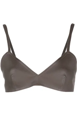 The Mannei Sierra leather bralette