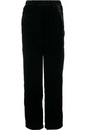 Gold Hawk Velvet straight-leg trousers