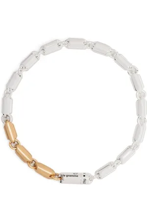 Le Gramme 18kt gold and sterling 27g Segement bracelet