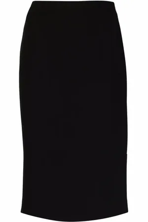 Emporio Armani High-waisted bodycon midi skirt