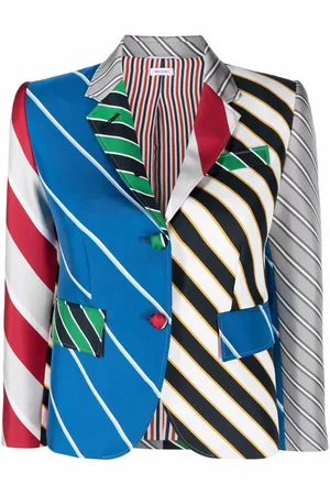 Thom Browne Multi stripe-print blazer