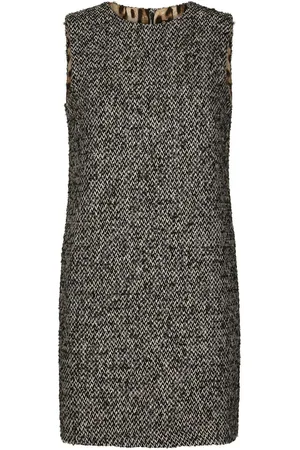 Dolce & Gabbana A-line tweed minidress