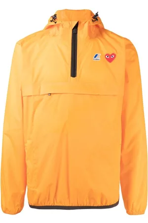 Comme des Garçons X K-Way quarter-zip hoodie