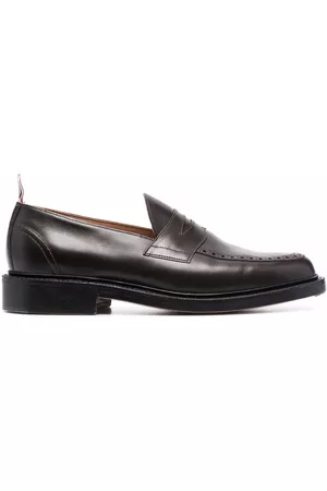 Thom Browne Goodyear-sole penny-slot loafers
