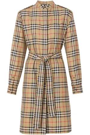 Burberry Vintage-check shirt dress