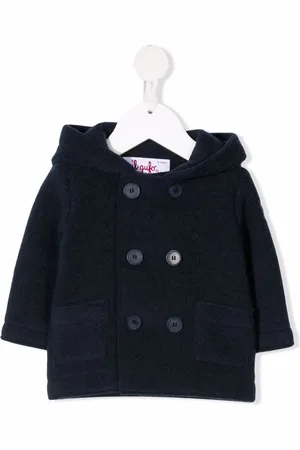Il gufo Double-breasted hooded coat