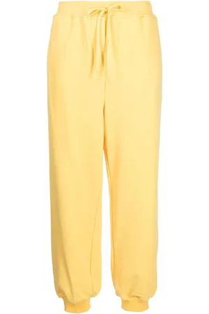 pushBUTTON Drawstring cuffed joggers