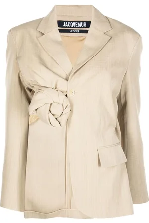 Jacquemus Baccala asymmetric cropped blazer