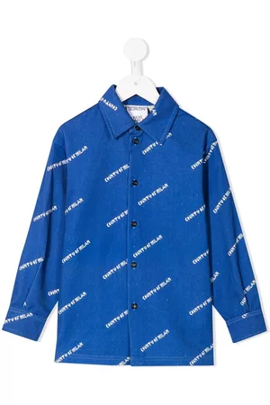 MARCELO BURLON Logo button-down shirt