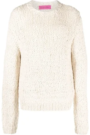 THE ELDER STATESMAN Open-knit long-sleeve jumper