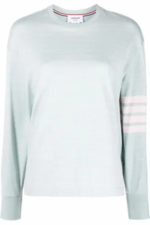 Thom Browne 4-Bar crew-neck long-sleeve T-shirt