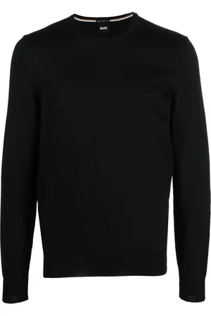 HUGO BOSS Crewneck virgin wool jumper