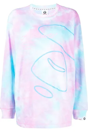 A Bathing Ape Tie-dye long-sleeved T-shirt