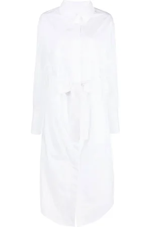 Patou Belted long shirt dress