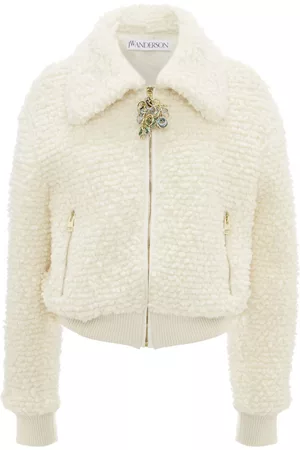 J.W.Anderson Knitted logo-zipper jacket