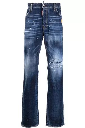 Dsquared2 Bleached-wash design jeans