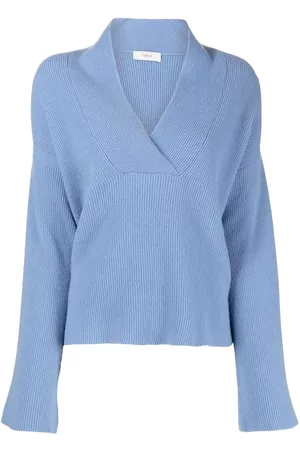 PRINGLE OF SCOTLAND Ribbed-knit shawl-neck jumper