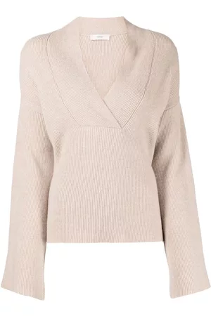PRINGLE OF SCOTLAND Ribbed-knit shawl-neck jumper