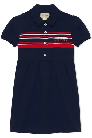 Gucci Embroidered-logo polo dress