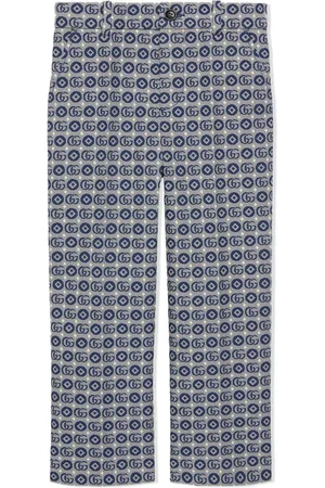 Gucci GG jacquard straight-leg trousers