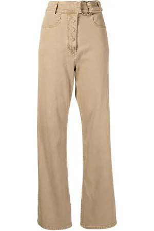 REJINA PYO Emily belted-waist jeans