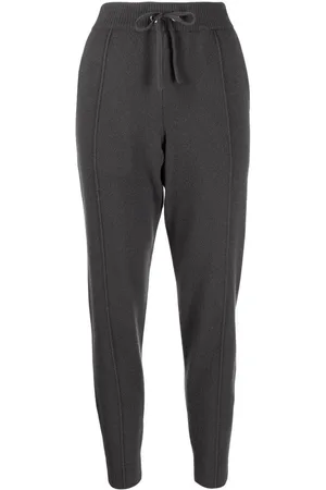 PRINGLE OF SCOTLAND Ribbed drawstring track pants