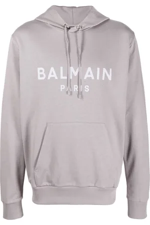 Balmain Logo-print drawstring hoodie