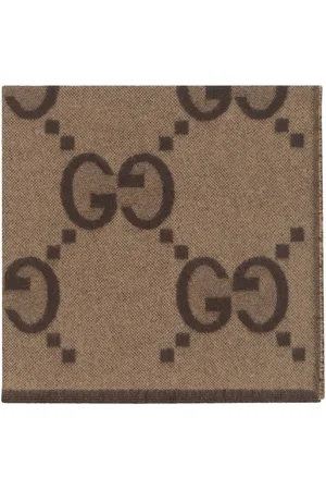 Gucci GG-motif cashmere blanket