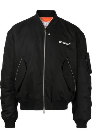 OFF-WHITE Diag print bomber jacket