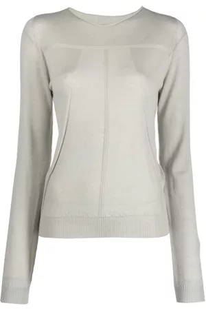 Rick Owens Panelled virgin wool jumper