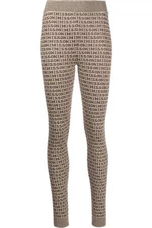 Missoni Logo-print knitted leggings