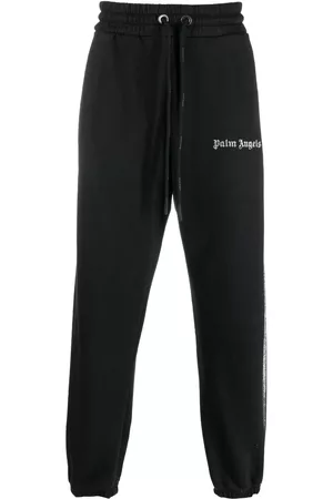Palm Angels Logo-print cotton track pants