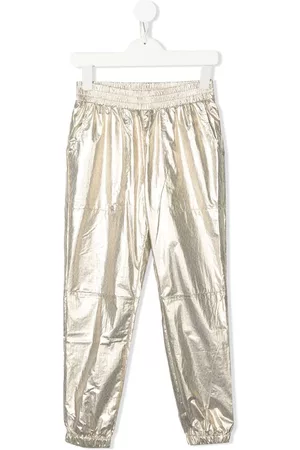 Michael Kors Metallic-sheen track pants