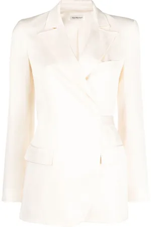 There Was One Peak-lapel wrap blazer