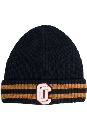 Opening Ceremony Men Beanies - Logo-patch knitted beanie