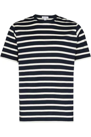 Sunspel Breton-stripe T-shirt