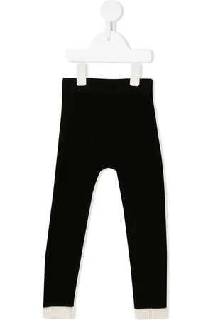 Cashmere In Love Contrast-trim cashmere leggings
