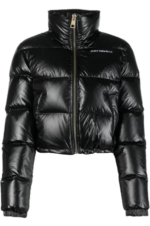 Roberto Cavalli Down funnel-neck jacket