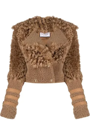 Philipp Plein Gothic Plein shearling jacket