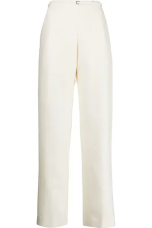 Gia Studios Wide-leg wool-silk trousers