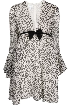Giambattista Valli Graphic-print silk mini dress