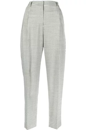 ALBERTO BIANI Cropped virgin wool trousers