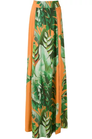 AMIR SLAMA Printed maxi skirt