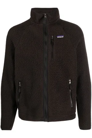 Patagonia Logo-patch fleece jacket